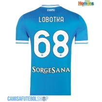 Camisa de time de futebol SSC Napoli Stanislav Lobotka #68 Replicas 1º Equipamento 2025-26 Manga Curta